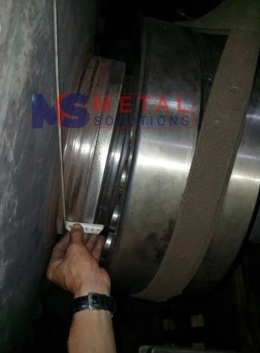 Phun phủ hồ quang phục hồi Lô ép nặng 16 tấn 5 Phun phủ hồ quang phục hồi Lô ép nặng 16 tấn (3)