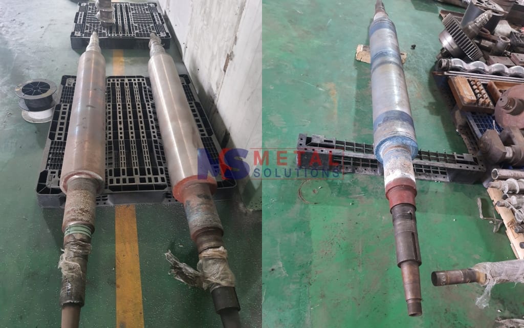 Phun phủ Tungsten Carbide cho trục plater ngành tôn 5 Phun phủ tungsten carbide cho trục plater