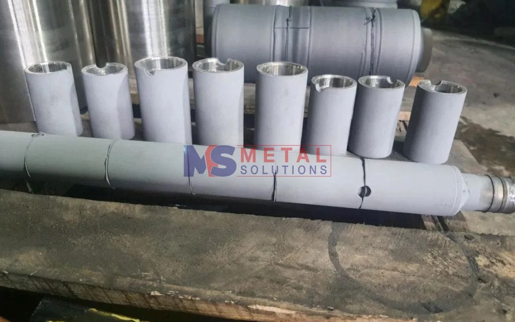 Phun phủ chống mòn bạc bơm ngành giấy bằng công nghệ HVOF 2 phu phu bac bom nganh bao bi