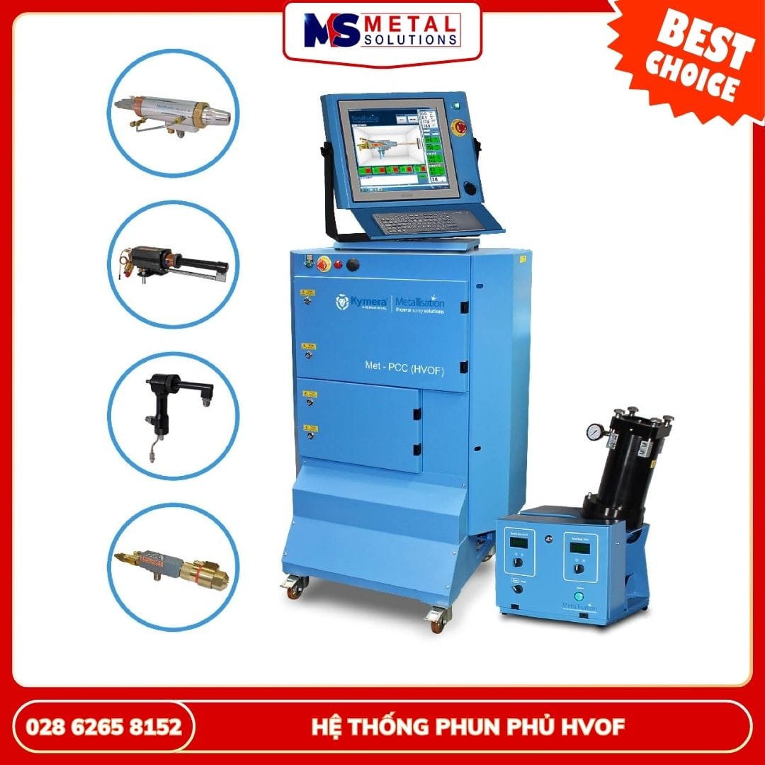 Hệ thống thiết bị máy phun HVOF Hệ thống thiết bị máy phun HVOF