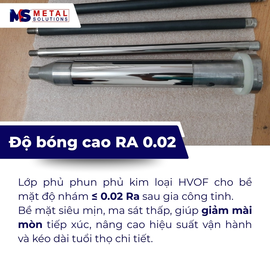 Ứng dụng điển hình của phun phủ kim loại