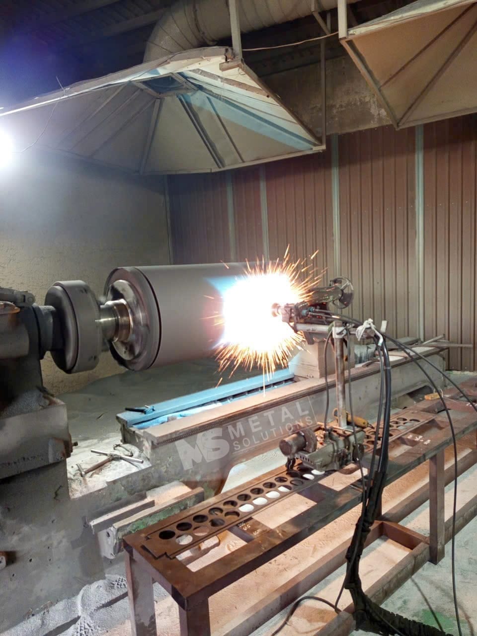 Phun dây hồ quang phục hồi kích thước chống mòn Trục Rod Cylinder (2)