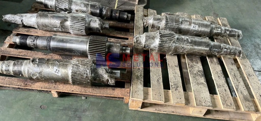 Phun phủ hợp kim chống mòn cho trục Mandrel ngành tôn, thép 2 trục Mandrel ngành tôn, thép mới nhận về