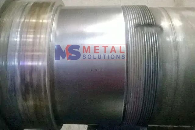 Phun phủ cổ trục phục hồi Lô Ép Lỗ Mù ngành Giấy 1 Phun phủ cổ trục phục hồi Lô Ép Lỗ Mù ngành Giấy