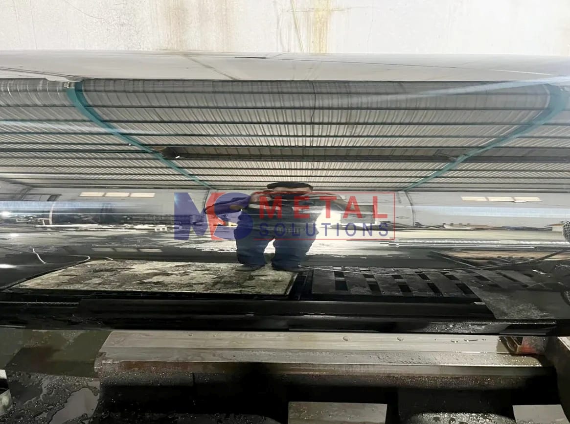 Phun phủ trục lô bị xước mòn - Giải pháp thay thế mạ crom 5 Quá trình gia công tinh lô