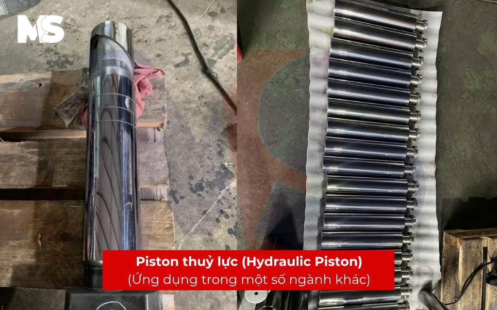 Piston thuỷ lực (Hydraulic Piston) ứng dụng trong một số ngành nghề khác