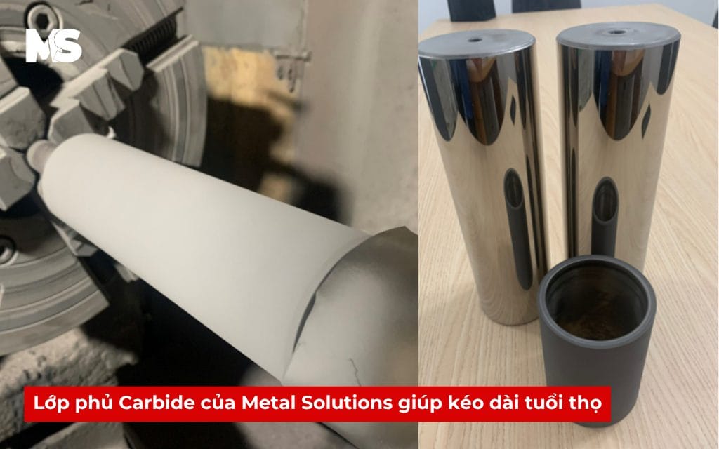 Chế tạo mới Piston Cao Áp theo yêu cầu tại Việt Nam - giải pháp thay thế hàng nhập khẩu 5 Lớp phủ Carbide của Metal Solutions giúp kéo dài tuổi thọ