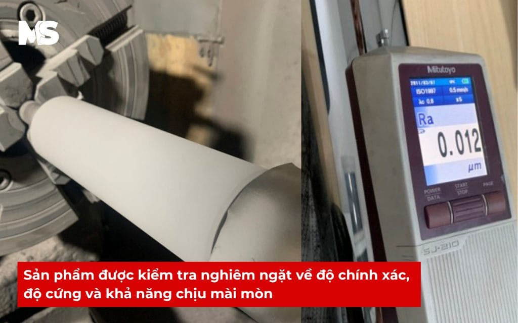 Giải pháp piston cao áp sản xuất chống mòn, chịu nhiệt cho ngành nước giải khát 4 Sản phẩm đầu ra được kiểm tra nghiêm ngặt