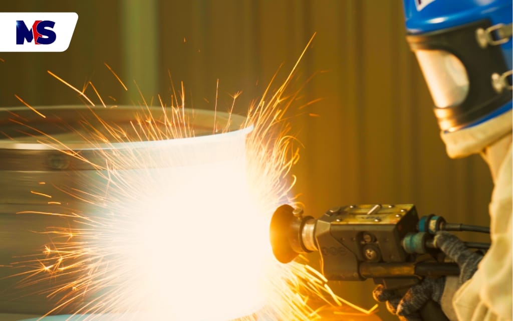 Nhà phân phối hệ thống phun phủ hồ quang tại Việt Nam 10 Hệ thông phun phủ hồ quang tại xưởng Metal Solutions đáp ứng nhu cầu khách hàng