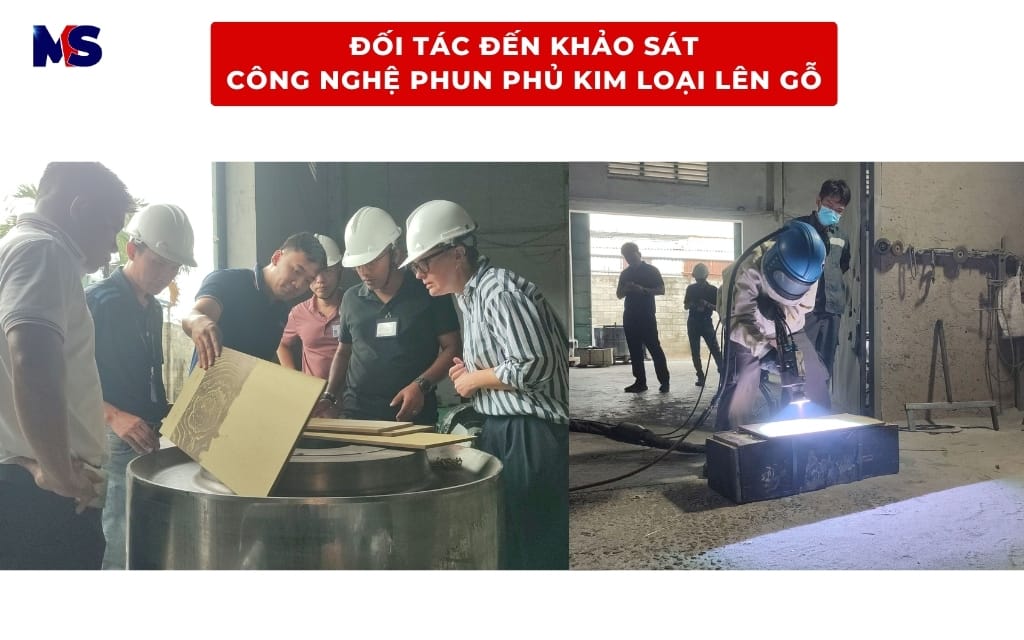 cong nghe phun phu kim loai len go