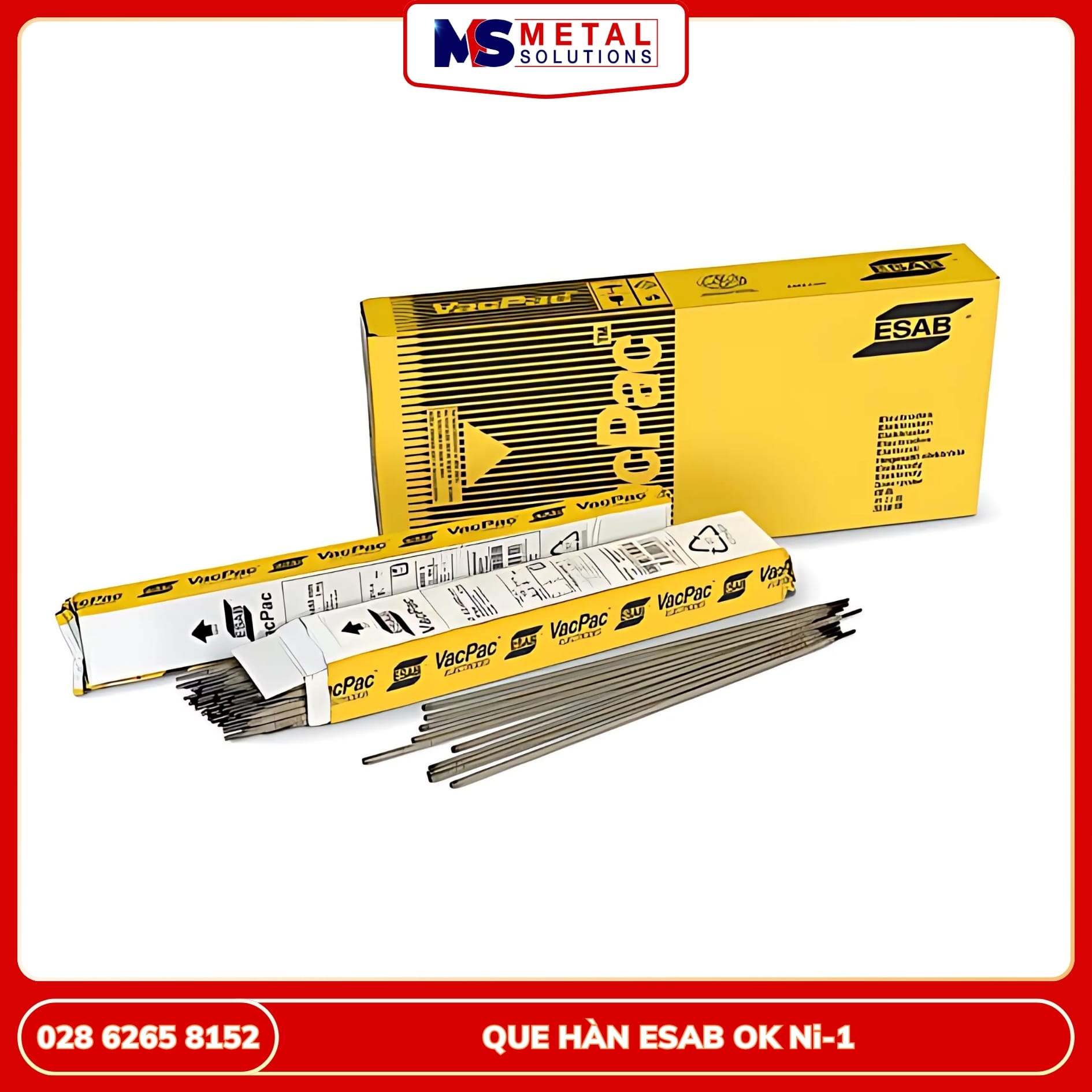Que hàn ESAB OK NI-1 niken nguyên chất que-han-esab-ok-68-55
