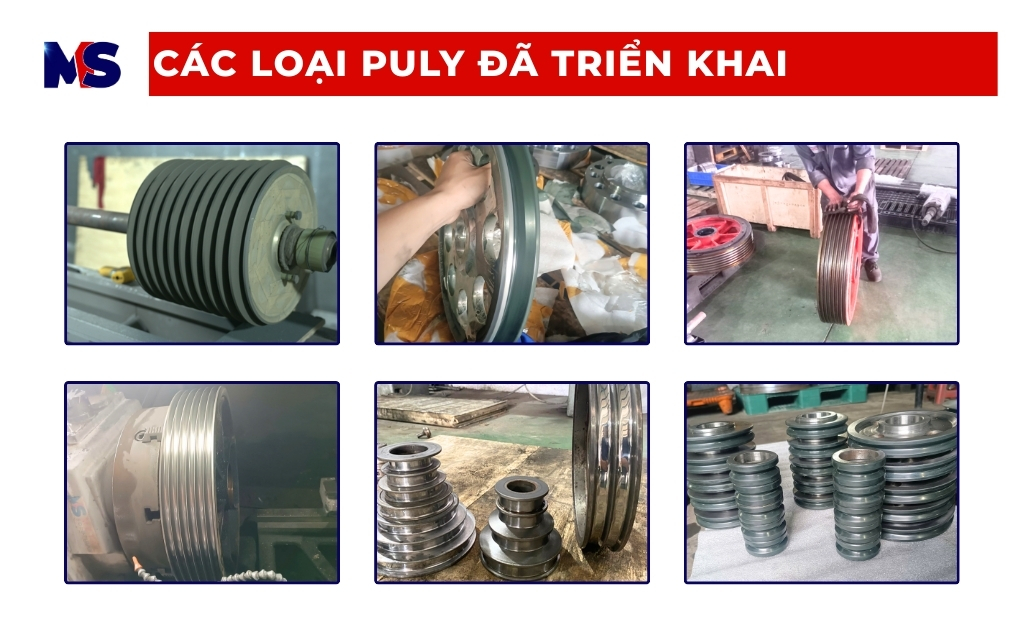 Puly (Pulley) và Capstan trong ngành kéo dây – Giải pháp chế tạo mới từ Metal Solutions 13 Các loại Puly đã triển khai